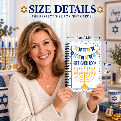 Eight Nights™ Hanukkah Gift Card Book