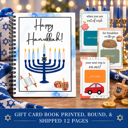 Eight Nights™ Hanukkah Gift Card Book
